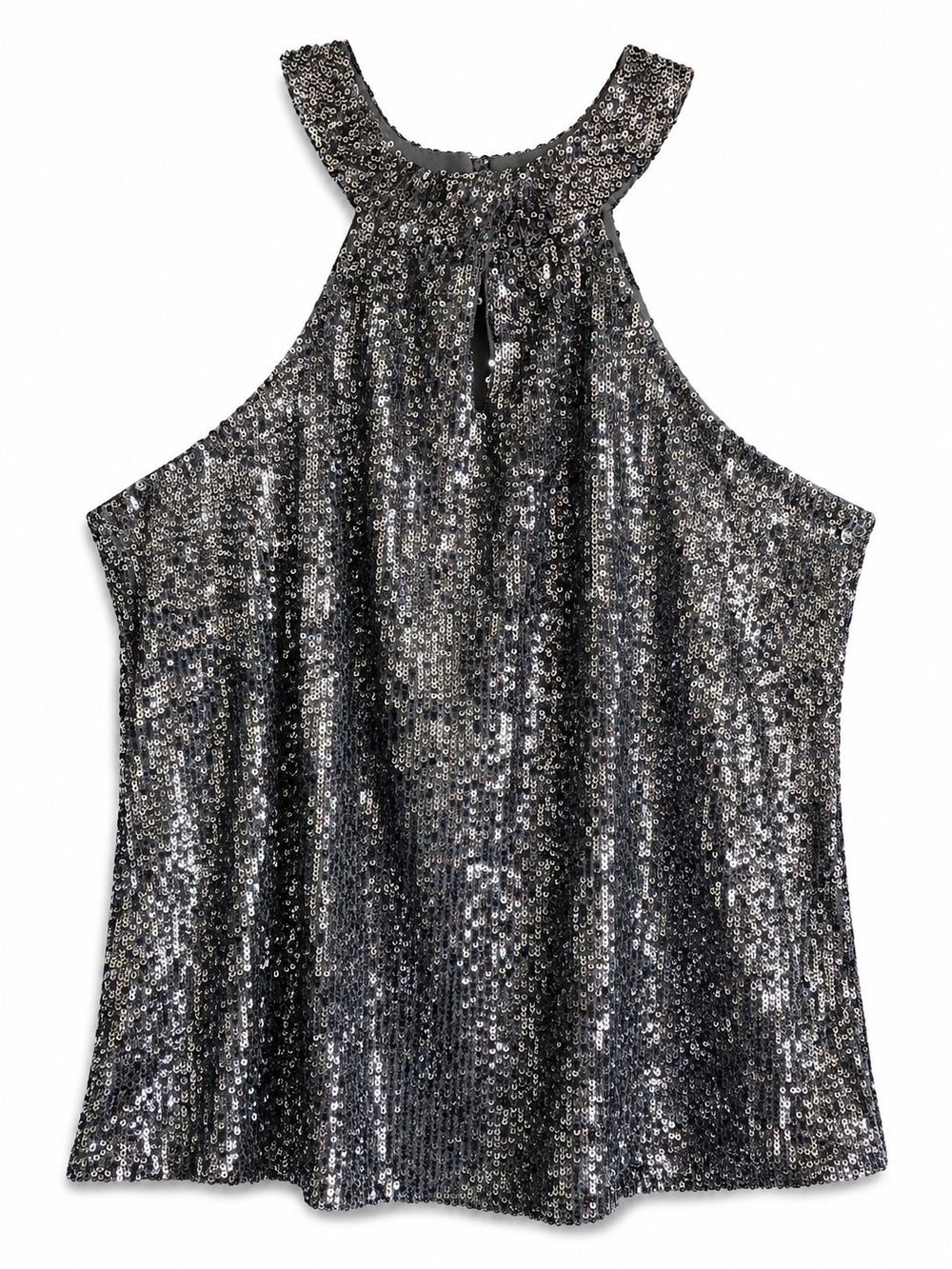 Cable & Gauge Sequin Halter Top – Size M